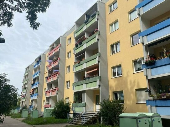 modern sanierte 3-Raumwohnung mit Loggia und Blick ins Grüne!