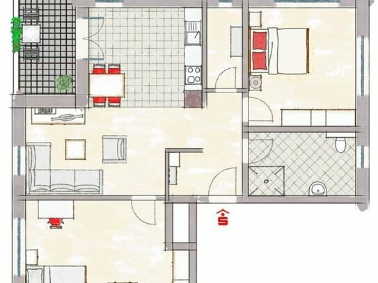 Neubauprojekt in Seenähe - 12 Neubauwohnungen aufgeteilt in drei Häuser am Brombachsee zu verkaufen