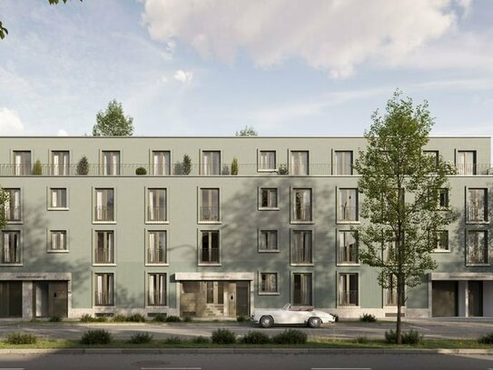 BEZUGSFERTIG AB SOMMER 2024! Schöne 2-Zimmer Wohnung mit eigenem Gartenanteil in München-Solln!