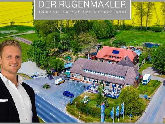 Hotel auf Rügen in ländlicher Umgebung mit separatem Appartementhaus auf ca. 3.837 m² Grundstück