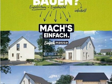 mach`s einfach - massahaus inkl. Bodenplatte, Haustechnik, Baugrundstück