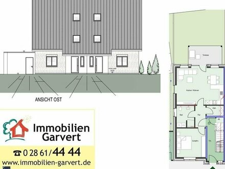 Neubau attraktiver Eigentumswohnungen in einem Doppelhaus in Gescher!