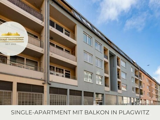 **Single-Apartment in Plagwitz mit Balkon und Stellplatz**