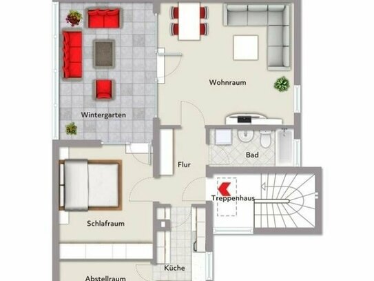 2 Zimmer Wohnung in ruhiger Lage in Egelsbach