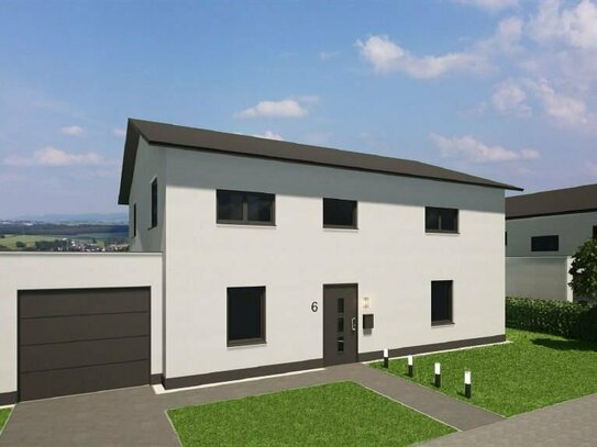 Schlüsselfertiges modernes Einfamilienhaus mit Einliegerwohnung inkl. Garage Energieeffizientes Bauen mit KfW 40 Förder…