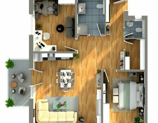 3-Zimmer Wohnung mit Terrasse