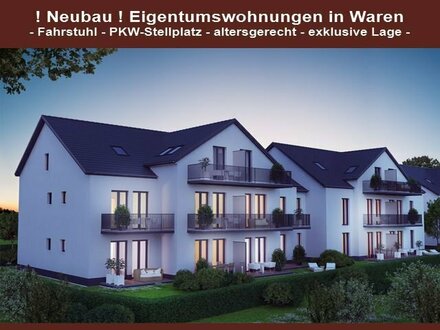 ! Neubau ! Eigentumswohnungen in Waren (Müritz)