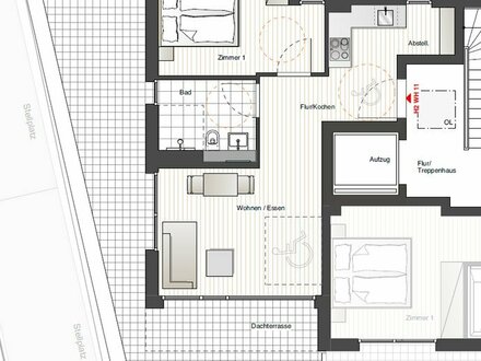 PRE-SALE! Neubauwohnung, 2 Zimmer, Nähe Schwarz-Campus und Audi