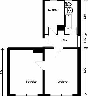 2-Zimmer-Wohnung in der Brüderstraße 6 in MD wartet auf Mieter