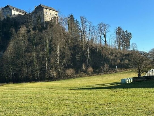 Marquartstein: Traumgrundstück in Ortsrandlage am Fuße der Burg