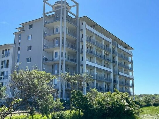 Ostseeresidenz in direkter Strandnähe Terrasse mit Blick ins Grüne