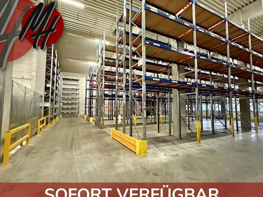 SOFORT VERFÜGBAR - VIELSEITIG NUTZBAR - Lager (3.500 m²) & Büro-/Sozial (200 m²)