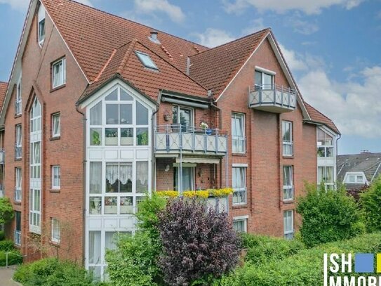 Stade Hohenwedel: Lichtdurchflutete 2-Zi.-Wohnung im 2.OG mit Balkon und Fahrstuhl