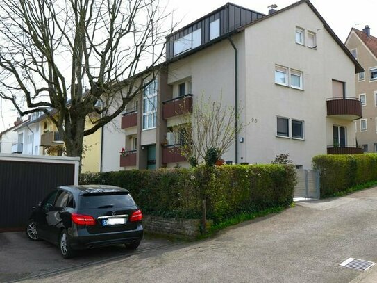 Helle 3-Zimmer-Whg mit 2x Balkon & Einzelgarage in Stuttgart-Münster