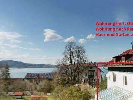 Traumhafte Villa am Kochelsee – Befristet zu vermietende Wohnung in der Belle Etage, im Obergeschoss