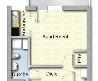 1-Zimmer Apartment in Beueler Top-Lage