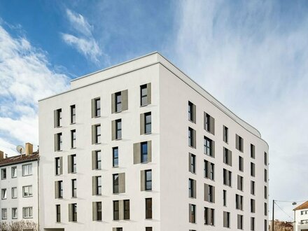 Neubau 2-Zimmer-Obergeschoss-Wohnung in zentrumsnaher Lage verfügbar ab 01.05.2024