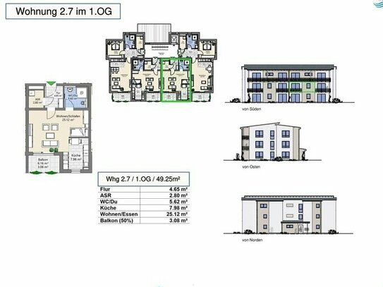 ETW mit Balkon und Aufzug in Selbitz Neubau