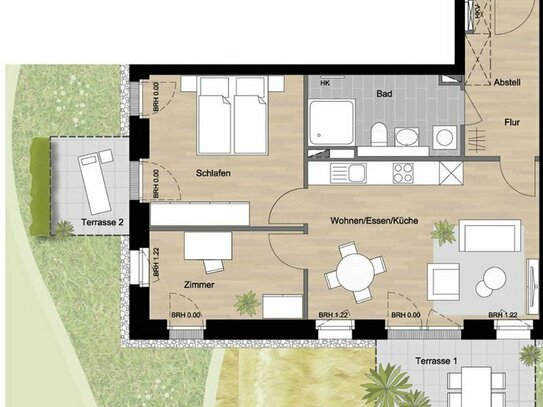 Erstbezug - 2,5 Zimmerwohnung - Schleiterrassen, Kappeln