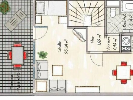 Modernisiertes Reihenhaus mit 5 Zimmern und EBK in Zorneding