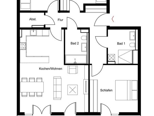 Studio zur Miete, for rent at Berlin, (13629), Siemensstadt,, Germany