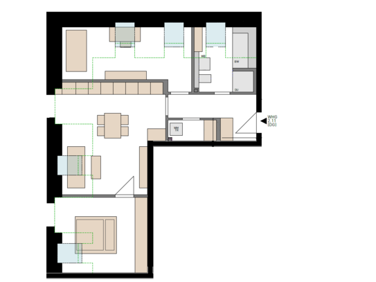 Kaltmiete zzgl. Nebenkosten, for rent at Weichs, Regensburg (93059), Germany