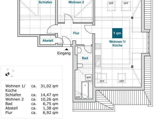 Kaltmiete zzgl. Nebenkosten, for rent at Geibelstr. 11 , Kaditz , Dresden (01139)