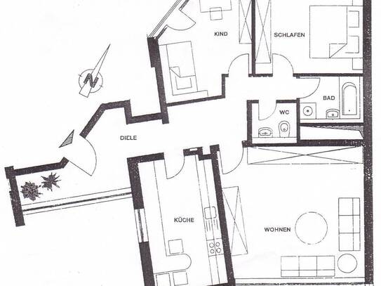 Kaltmiete zzgl. Nebenkosten, for rent at Brühlervorstadt , Erfurt (99092)