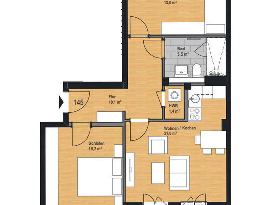 Wohnung zur Miete, for rent at Leipzig, (04317), Reudnitz-Thonberg,, Germany