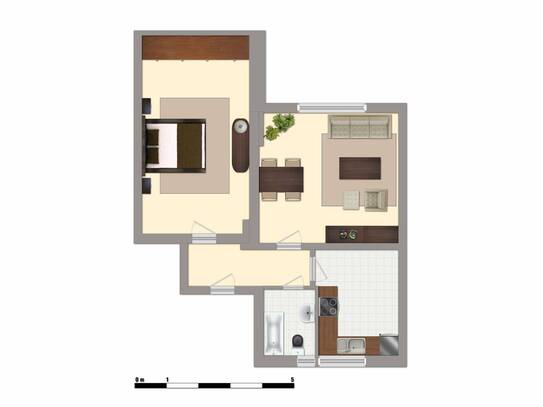 Nettokaltmiete exkl. Betriebskosten, for rent at Huttenstraße 1 , Merseburg , Merseburg (06217)