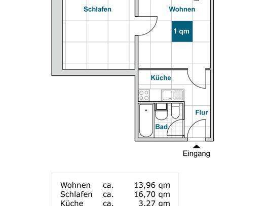 Kaltmiete zzgl. Nebenkosten, for rent at Michelangelostr. 11 , Räcknitz/Zschertnitz , Dresden (01217)