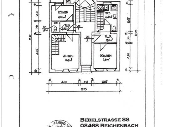 Nebenkosten, for rent at Bebelstraße 88 , Reichenbach , Reichenbach (08468)