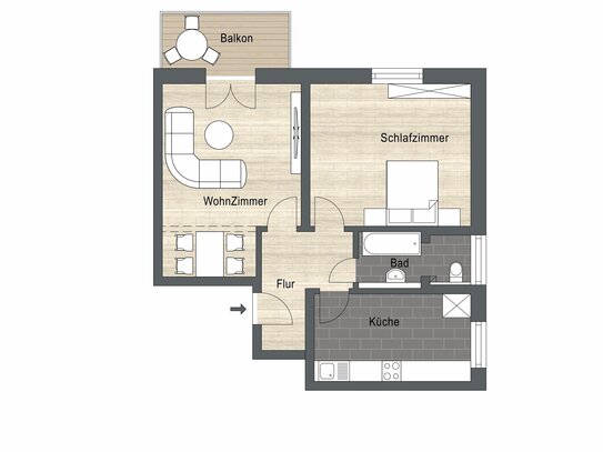 Wohnung zur Miete, for rent at (01157), Cotta (Weidentalstr.-West),, Dresden, Germany