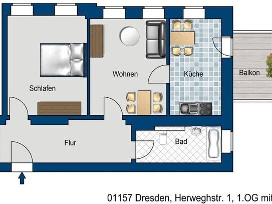 Wohnung zur Miete, for rent at (01157), Leutewitz,, Dresden, Germany