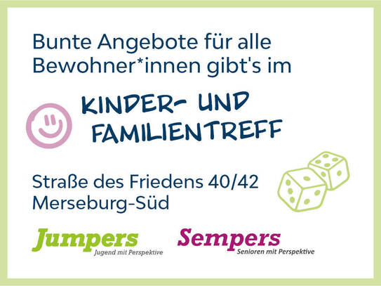Nettokaltmiete exkl. Betriebskosten, for rent at Geiseltalstraße 15 , Merseburg , Merseburg (06217)