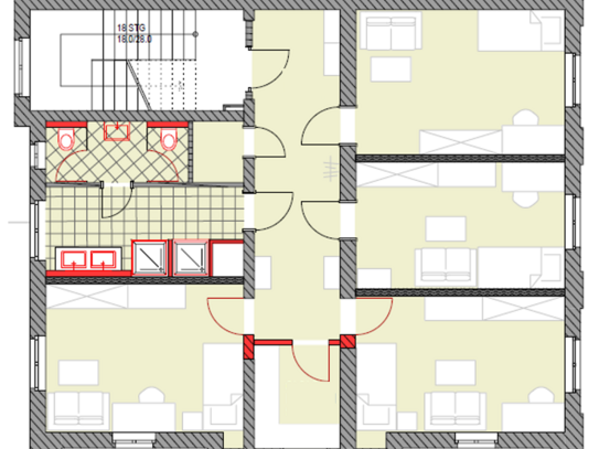 Wohnung zur Miete, for rent at Erfurt, Krämpfervorstadt,, (99085), Germany