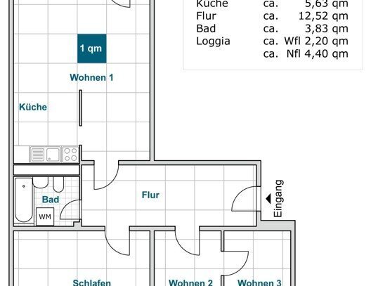 Wohnung zur Miete, for rent at (01239), Dresden, Prohlis-Süd (Spremberger Str.),, Germany