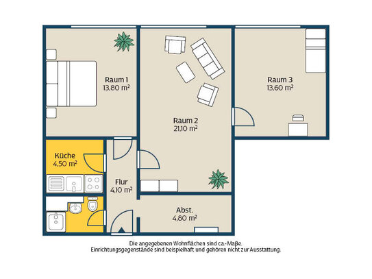 Wohnung zur Miete, for rent at (04289), Probstheida,, Leipzig, Germany