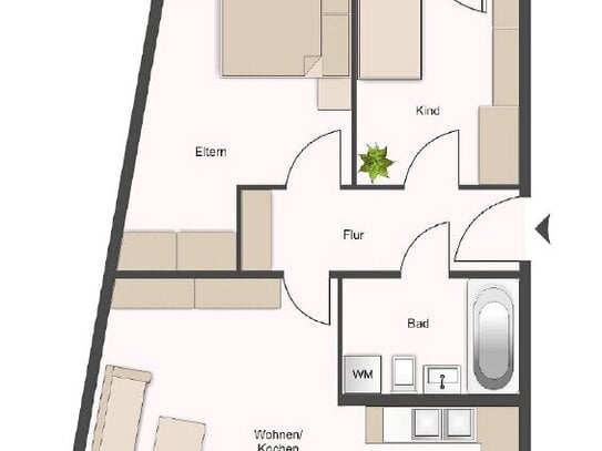 Wohnung zur Miete, for rent at Sonnenberg 215,, (09126), Chemnitz, Germany