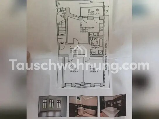 Wohnung zur Miete · Tauschwohnung, for rent at Volkmarsdorf,, Leipzig, (04315), Germany