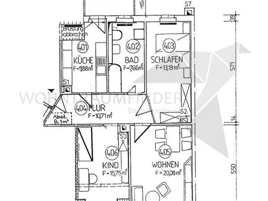 Wohnung zur Miete, for rent at (09113), Chemnitz, Altendorf 920,, Germany