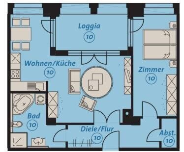 Wohnung zur Miete, for rent at Leipzig, Altlindenau,, (04177), Germany