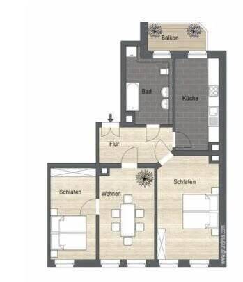 Kaltmiete zzgl. Nebenkosten, for rent at Kieler Straße 28 , Mockau-Nord , Leipzig (04357)