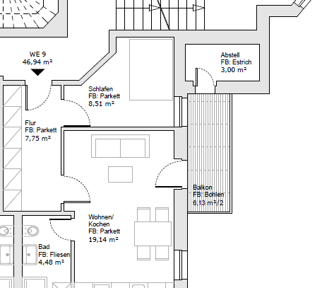 Wohnung zur Miete, for rent at Chemnitz, (09112), Kaßberg 915,, Germany