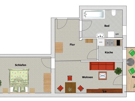 Wohnung zur Miete, for rent at (09131), Chemnitz, Hilbersdorf 150,, Germany