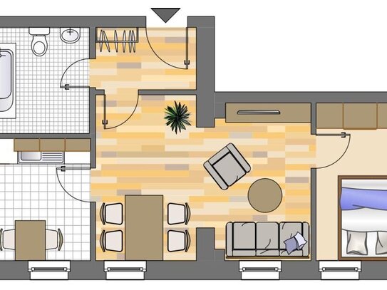 Wohnung zur Miete, for rent at Bövinghausen,, Dortmund, (44388), Germany