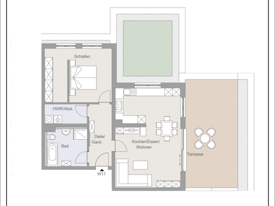 Wohnung zur Miete, for rent at Niederndirf,, Waldkraiburg, (84478), Germany