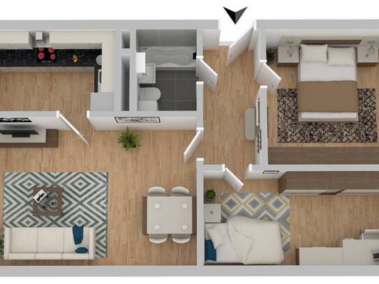 Nettokaltmiete exkl. Betriebskosten, for rent at Stadelstraße 7 , Suhl , Suhl (98527)