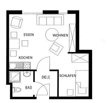 Wohnung zur Miete, for rent at Essen, Überruhr-Hinsel,, (45277), Germany