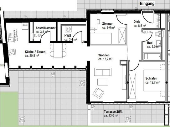 Wohnung zur Miete, for rent at Heilbronner Straße,, Stuttgart, (70191), Germany